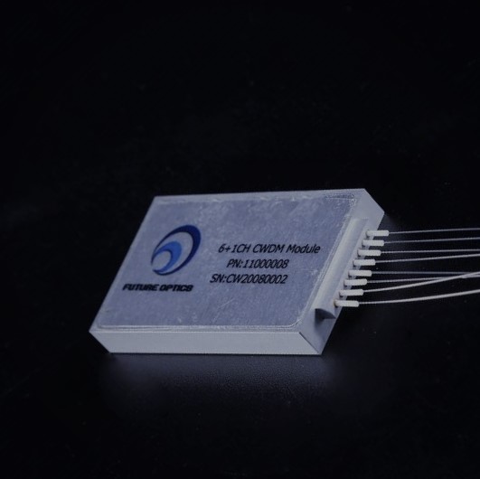 6 channels 1270-1610nm, 2D free space ,1.2dB typical IL, unilateral fiber outlet