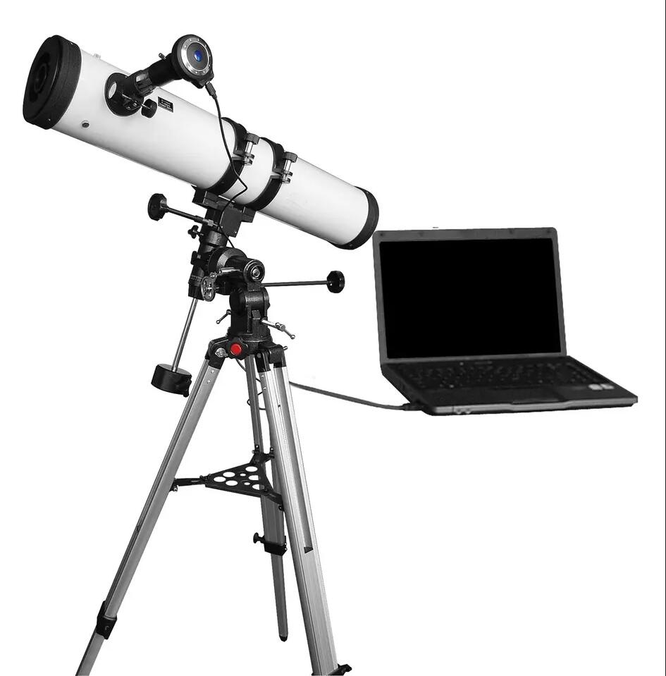 TEM1300-F9114EQ 1.3MP USB digital reflective telescope equipped with equatorial 